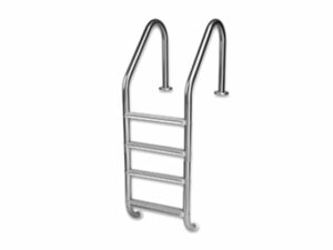 סולם נירוסטה 4 שלבים עמיד בכלור