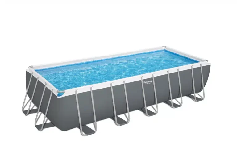 בריכה מלבנית אולטרה BESTWAY בגודל 640×274×132 ס״מ דגם 5612B כולל משאבת חול 1500 גלון