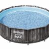 בריכת אולטרה עגולה מקס דמוי עץ 427/107 דגם 5614Z