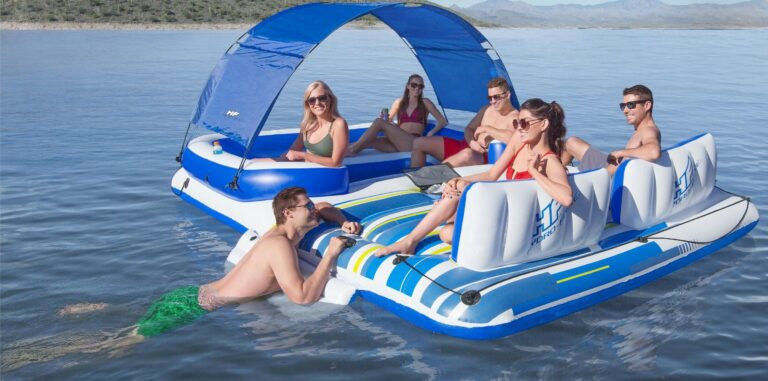 רפסודה מתנפחת ל-6 אנשים עם ציליה וצידנית 43105 Bestway Hydro Force