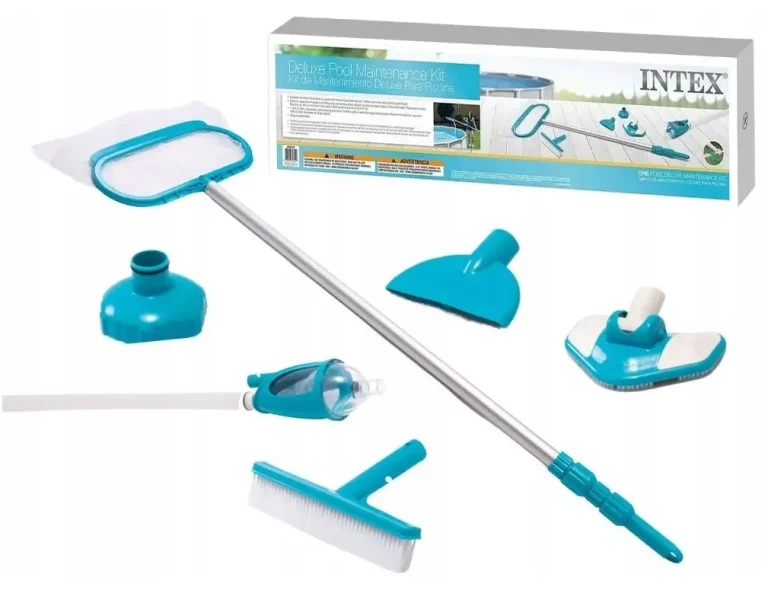ערכת ניקוי מאובזרת במגוון כלים לבריכה דגם INTEX 28003