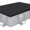 כיסוי לבריכה מלבנית מסגרת אפור PVC 282X196X84 58442 מבית BESTWAY