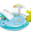 בריכת משחקים מתנפחת לילדים בדמות תנין דגם INTEX 57165