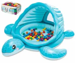 בריכה בצורת צב עם כדורים מתנפחת INTEX 48677