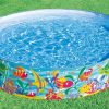 בריכת דופן קשיחה לילדים עם ציורי דגי ים דגם INTEX 56452