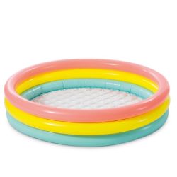 בריכה עגולה מתנפחת לילדים/ פעוטות בצבעי הקשת דגם INTEX 57412