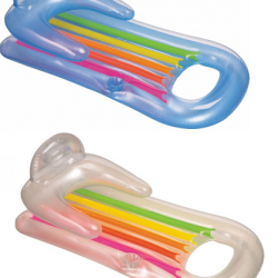 מזרן ים צבעוני מתנפח עם משענת דגם 58802 INTEX