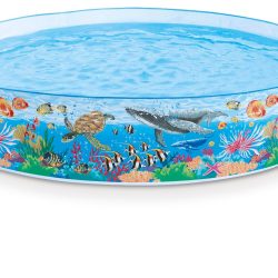 בריכה קשיחה מתנפחת לילדים במגוון איורי חיות דגם INTEX 58472