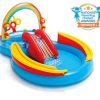 בריכת משחקים מתנפחת לילדים עם מגלשה דגם INTEX 57453