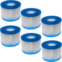 6 מסננים / פילטרים S1 לספא / ג׳קוזי של intex דגם 29011 intex