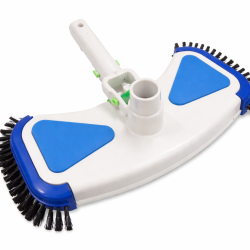 ראש שואב קרקעית מעוקל משקולות עם מברשות צד לבריכות יריעות PVC