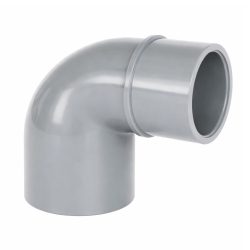 זוית 90 מעלות מצמצמת 50-63 מ"מ PVC הדבקה זכר נקבה