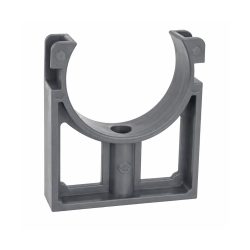 חבק (תפס) לצינור פתוח - 50 מ"מ (1 1/2" צול וחצי) פוליפרופילן (PP) שחור