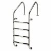 סולם לבריכה 4 שלבים מנירוסטה איכותית