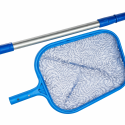 רשת איסוף שטוחה בתוספת מוט טלסקופי מתכוונן