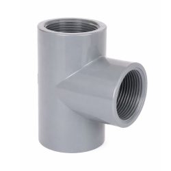 T טי שווה הברגה פנימית 2 אינץ' PVC