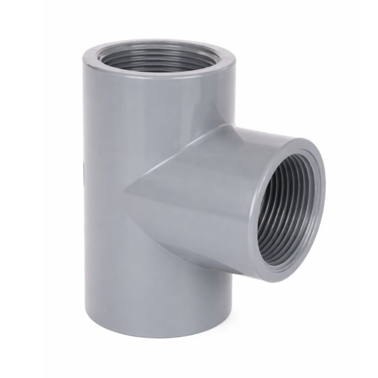 T טי שווה הברגה פנימית 1½ אינץ' PVC