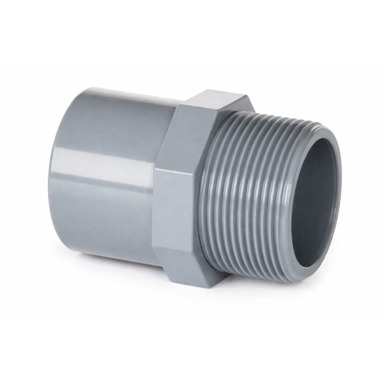 ניפל מעבר PVC (מעורב) - 16/20 מ"מ (הדבקה) ל-1/2" (חצי צול) הברגה זכר