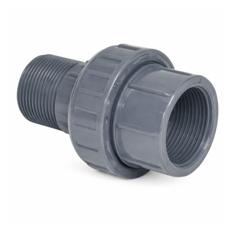 רקורד (מחבר רב-חוליה) PVC שלושה חלקים - הברגה 1 1/2" (צול וחצי) זכר ל-1 1/2" (צול וחצי) נקבה