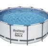 בריכה עגולה BESTWAY דגם 56418 | קוטר 3.66 מטר | גובה 100 ס